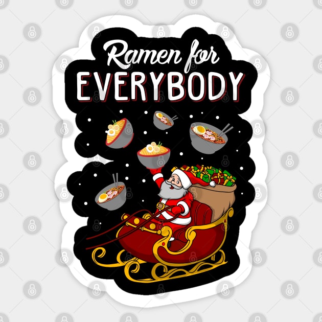 Ramen Lover Christmas Gift Sticker by KsuAnn